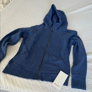BNWT Lululemon Blue Hooded Zip-Up Jacket